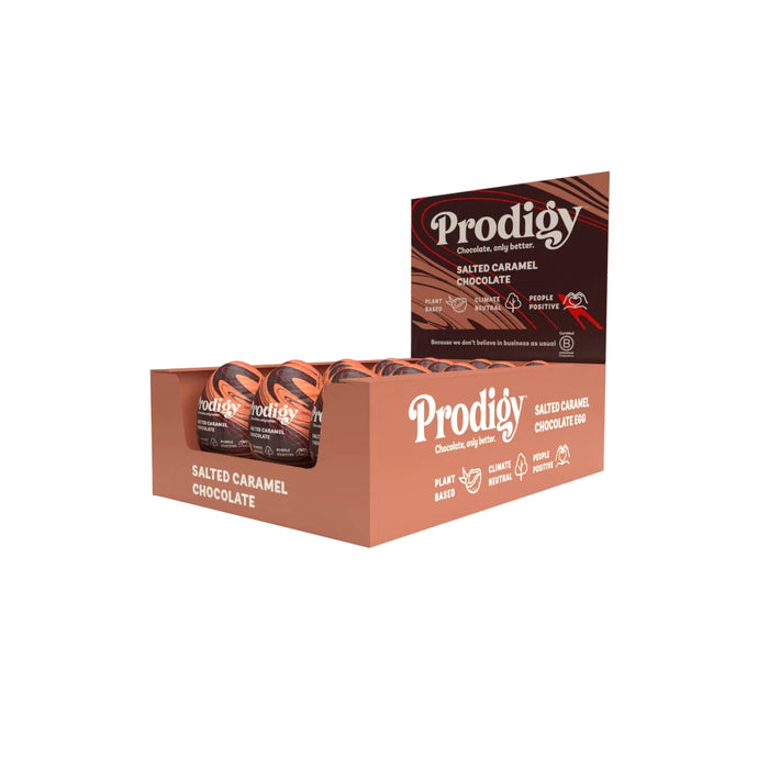 Prodigy - Salted Caramel Chocolate Egg 15 x 40g Side