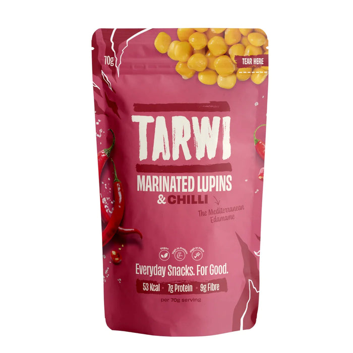 Tarwi - Marinated Lupins & Chilli 12 x 70g